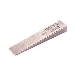 Ampco® 065-W-4 Flange Wedge, Corrosion-Resistant, 6 in Length, 1-1/2 in Width, 3/4 in Height, Aluminum Bronze Copper Alloy