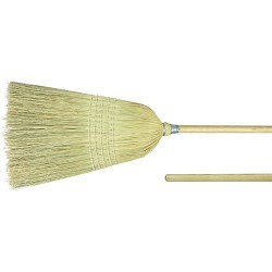 Anchor® LD5344009 Upright Broom, 100% Corn Fiber Bristle