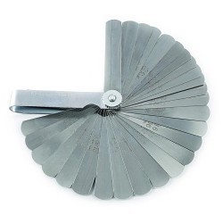 Apex® GEARWRENCH® 161D Feeler Gauge, 32 Blades, 3.31 in Blade Length, 1/2 in Blade Width, 0.584 in, 0.61 in, 0.635 in, 0.66 in, 0.711 in, 0.762 in, 0.813 in, 0.889 in Blade Thickness