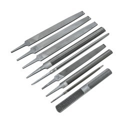 Apex® 183-22030NN Maintenance File Set, 9 Piece, Bastard Smooth Rasp Single Double Cut Type