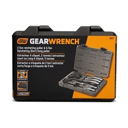 Apex® GEARWRENCH® 3627 Internal/External Ratcheting Puller Set, 5 in, 2 or 3 Jaws, 2.625 in, 4 in Jaw Reach