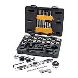 Apex® GEARWRENCH® 3885 Ratcheting Tap and Die Set, SAE, 42 Piece