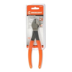 Apex® Crescent® 5427CVN Diagonal Cutting Plier, 12 AWG Nominal Capacity, Beveled Jaw, 25/32 in L x 1-7/32 in W x 15/32 in THK Jaw, 7 in Overall Length, Standard Cut Type, Alloy Steel Jaw, No Insulated