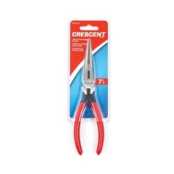 Apex® Crescent® 6546NN Long Chain Nose Plier, Serrated Jaw, 1-7/8 in Jaw Length, 11/16 in Jaw Width, Forged Alloy Steel Jaw, 6-5/8 in Overall Length, Yes Cutter Included