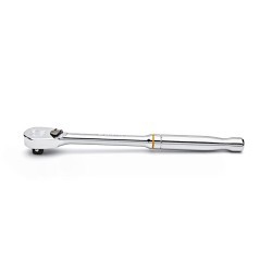 Apex® GEARWRENCH® 81220T Ratchet, Imperial, 3/8 in Drive, Compact Head Shape, 8.4 in Overall Length, Alloy Steel, Full Polish Chrome, Square Drive Specifications Met, No Quick Release Head, Yes Reversible, No Tether Ready