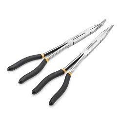 Apex® 82106 Straight and 45 Deg Plier Set, 2 Piece, 8 in Overall Length, ASME B107.500 Specifications Met