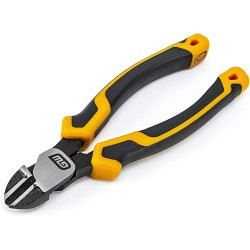 Apex® GEARWRENCH® 82178C Diagonal Cutting Plier, 0.75 in Nominal Capacity, 8 AWG For Maximum Wire Thickness, Diagonal Jaw, 0.75 in Jaw, 6-1/2 in Overall Length, Knife Cut Type, Alloy Steel Jaw, No Insulated, ASME Specifications Met