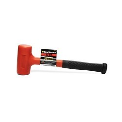 Apex® GEARWRENCH® 82242 Dead Blow Hammer, 14 in Overall Length, 1.9 in Face Dia, 28 oz Head, Polyurethane Head, Steel Frame with Polyurethane Coating Handle