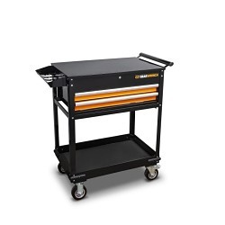 Apex® GEARWRENCH® 83167 Utility Cart, 42 in Height, 32-1/2 in Width, 20.4 in Depth, Black/Molten Orange