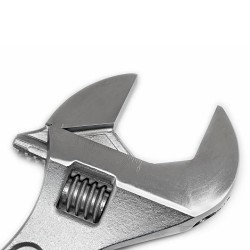 Apex® Crescent® AC224VS Adjustable Wrench, 0 to 2.437 in Wrench Opening, 24 in Overall Length, Alloy Steel Jaw, Meets or Exceeds ANSI Specifications Met, Yes Measurement Scale Included, Alloy Steel, Satin Chrome with Polished Face