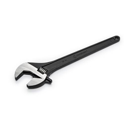 Apex® AT218BK Adjustable Wrench, 2-1/16 in Wrench Opening, 18 in Overall Length, Alloy Steel Body, ASME, ANSI, Black Oxide with Polished Face