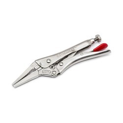 Apex® Crescent® C6NVN-08 Locking Plier, 2-1/4 in Nominal Capacity, Long Nose Jaw, 1.15 in W x 0.3 in Thk Jaw, Alloy Steel Jaw, 6 in Overall Length, Yes Cutter Included, ASME B107.24/B107.36 Specifications Met