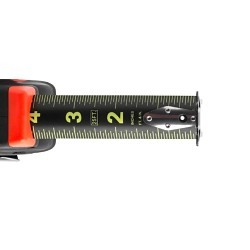 Apex® CRESCENT Lufkin® L1025B Measuring Tape, 25 ft Blade Length, 1-3/16 in Blade Width, Steel Blade, Graduations: 1/16ths