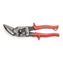 Apex® Crescent® M6R Aviation Snip, Cutting Capacity: up to 18 Gauge Low Carbon Steel, rolled steel, Offset Straight and Left Cut Snip Type, Low Carbon Steel Blade, Single Material Non-Slip Handle