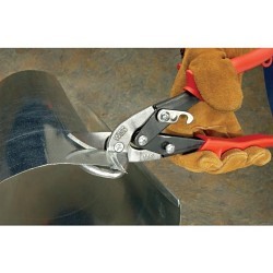 Apex® Crescent® M6R Aviation Snip, Cutting Capacity: up to 18 Gauge Low Carbon Steel, rolled steel, Offset Straight and Left Cut Snip Type, Low Carbon Steel Blade, Single Material Non-Slip Handle