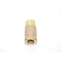 Apollo® CVB Ball Cone® 61-102-01 In-Line Check Valve, 3/8 in Nominal, FNPT x FNPT, 1.21 gpm, Cast Bronze C84400 Body