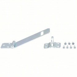 Approved Vendor 4PE41 Fixed Staple Hasp, 4-1/2 in Length, 1-1/2 in Width, 1-1/16 in Height, Steel