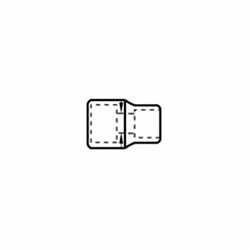 GEARWRENCH® 84311N Standard Length Socket, 3/8 in, 10 mm, 6 Points