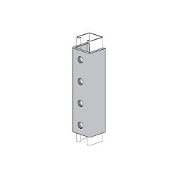 Atkore International Power-Strut® 616G Channel Splice Clevis, 7-1/4 in Length, 1/4 in Thickness, Steel