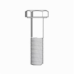 BBI 454588 Partially Threaded Cap Screw, 7/8-9, 3 in L Under Head, 8 Grade, Alloy Steel, Zinc Yellow Brake CR+3