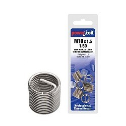 Bordo Industrial Tools 3532-10GX1.5DP Wire Threaded Insert, Free Running Insert, Helical Spiral, 24 TPI, UNC