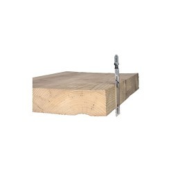 Robert Bosch T101DP Jig Saw Blade, 4 in Length, 0.28 in Width, 6, High Carbon Steel Body, Applicable Materials: Hard/Soft Woods, Plywood, Particle Board and 1/4 to 2-3/8 in Plastics