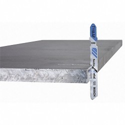 Bosch T118AF Jig Saw Blade, 3-5/8 in Length, 5/16 in Width, 24 TPI, Bi-Metal Body, Applicable Materials: Ferrous Metals, Non-Ferrous Metals