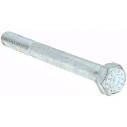Bowmalloy 36036 Hex Cap Screw, 5/16-18, 2-3/4 in Length Under Head, 9 Grade, Alloy Steel, Zinc Plated, Measurement System: Imperial