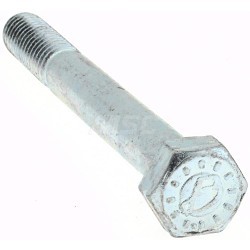 Bowmalloy 36036 Hex Cap Screw, 5/16-18, 2-3/4 in Length Under Head, 9 Grade, Alloy Steel, Zinc Plated, Measurement System: Imperial