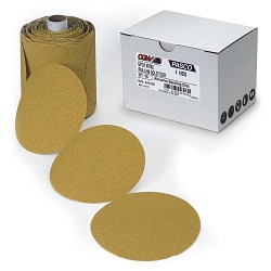 CGW® 49765 Paper Sanding Disc, 5 in Disc Dia, P150 Grit, Very Fine Grade, Aluminum Oxide Abrasive, Mylar® Backing