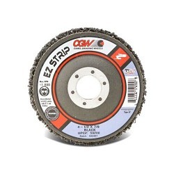 CGW® 59201 Strip Wheel, 4-1/2 in Wheel Dia, Extra Coarse Grade, Silicon Carbide Abrasive