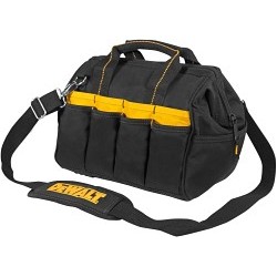 CLC® 706485 Tool Bag, Tradesman, Polyester/Ballistic Poly, Black/Yellow