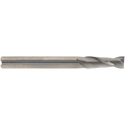 Single End Mill, 1/16 in Cutting Dia, Solid Carbide