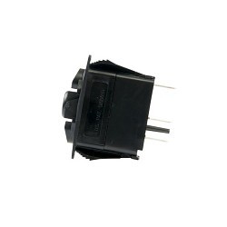 Carling VBD1S00B-00000-000 Rocker Switch, 20 A, 12 VDC, DPST