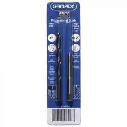 Champion® 06546 Taps and Drills Pack, 1/4-20 in