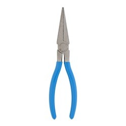 Channellock® Channellock® 3017 Long Nose Plier, Straight Jaw, 3/32 in Jaw Length, 7/8 in Jaw Width, High Carbon Steel Jaw, 8 in Overall Length