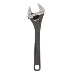 Channellock® Channellock® 812NW Adjustable Wrench, 1.54 in Wrench Opening, 12 in Overall Length, Yes Tether Ready, Yes Measurement Scale Included, Vanadium Steel, Chrome Plated