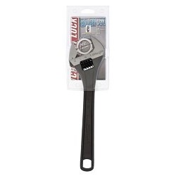 Channellock® Channellock® 812NW Adjustable Wrench, 1.54 in Wrench Opening, 12 in Overall Length, Yes Tether Ready, Yes Measurement Scale Included, Vanadium Steel, Chrome Plated