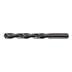 Chicago-Latrobe® 44196 150 General Purpose Jobber Length Drill Bit, Z Drill - Letter, 0.413 in Drill - Decimal Inch, 118 deg Point, HSS, Black Oxide