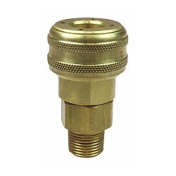 Coilhose® Coilhose® 166-152A Automatic Coupler, 1/4 in Connector, Brass