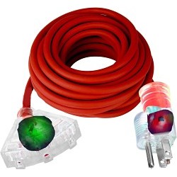 Construction Electrical CEP1058 Plug Extension Cord, 10/3 AWG, 50 ft Cord