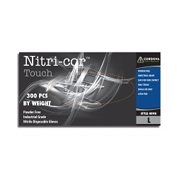 Cordova 4098XL Disposable Gloves, X-Large, #10, Nitrile, Cobalt Blue, 9.6 in Length, 2 mil Thickness, Nitrile Palm