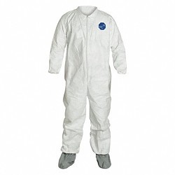 Cordova DEFENDER™ MP400XL Microporous Coverall, X-Large, White, Polypropylene