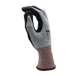 Cordova Safety Products MACHINIST® 3734L Cut-Resistant Gloves, Large, #9, Nitrile Foam Coating, HPPE, Knit Wrist Cuff, Resists: Abrasion, Puncture, A4 ANSI Cut-Resistance Level, 4 ANSI Puncture-Resistance Level, Black