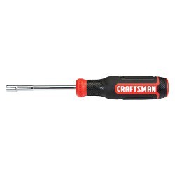 Craftsman® CMTH65082 Combo Nut Driver, Measurement System: SAE/Metric, 1/4 in, Red/Black