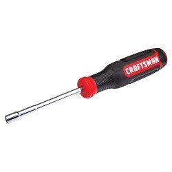 Craftsman® CMTH65082 Combo Nut Driver, Measurement System: SAE/Metric, 1/4 in, Red/Black