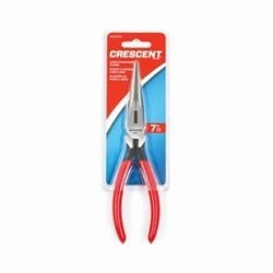 Crescent® 6547CVN Solid Joint Chain Long Nose Plier With Side Cutter, Serrated Forged Alloy Steel Jaw, 2-21/32 in L x 3/4 in W Jaw, 7-1/2 in OAL