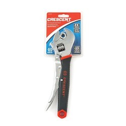 Crescent® ACL10VS Adjustable Locking Wrench, 1 in, Polished Chrome, 10 in OAL, Alloy Steel Body, Alloy Steel