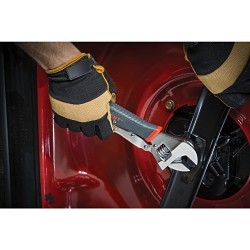 Crescent® ACL10VS Adjustable Locking Wrench, 1 in, Polished Chrome, 10 in OAL, Alloy Steel Body, Alloy Steel