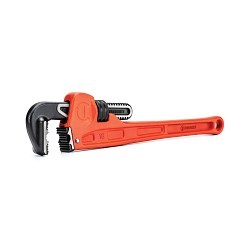 Crescent® K9™ CIPW18 Straight Pipe Wrench, 14-3/4 in OAL, Cast Iron Handle, Powder Coated